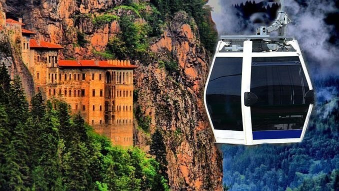 sumela manastiri teleferik projesi icin ihaleye cikiliyor sumela manastiri teleferik projesi icin ihaleye cikiliyor