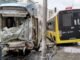 istanbulda tramvay iett otobusune carpti yarali