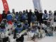 cocuklarin uludagda kayak ve snowboard heyecani