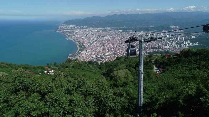 Ordu Boztepe Teleferik Hatti Hizmete Acildi Iste Calisma Saatleri ve Ucret Ordu Boztepe Teleferik Hatti Hizmete Acildi Iste Calisma Saatleri ve Ucret