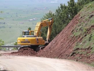 Arkut Dağı Kayak Merkezi Yolu Bakıma Girdi