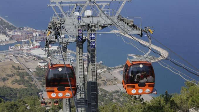 antalya tunektepe teleferik ve sosyal tesisleri hizmete acildi antalya tunektepe teleferik ve sosyal tesisleri hizmete acildi