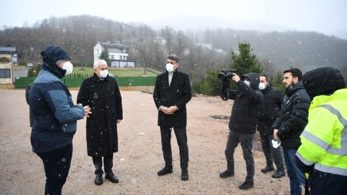 Gundogdu ve Kocaman teleferik proje alanini inceledi