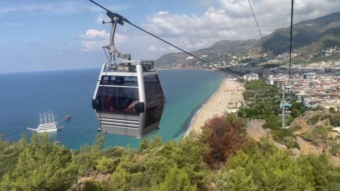 Alanya Teleferik Yeniden Faaliyete Gecti Alanya Teleferik Yeniden Faaliyete Gecti
