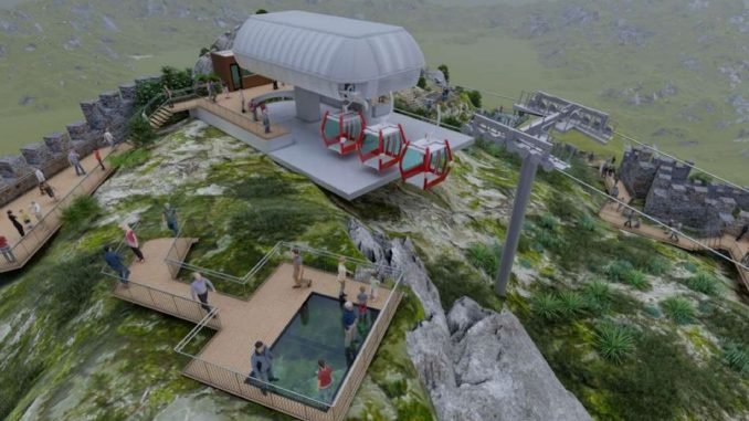 Afyon Kalesi Teleferik Projesinde Son Durum Afyon Kalesi Teleferik Projesinde Son Durum