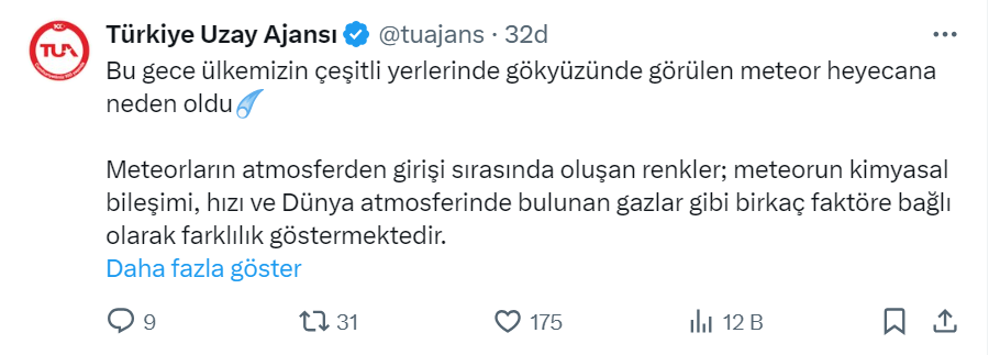 Meteor Nedir?