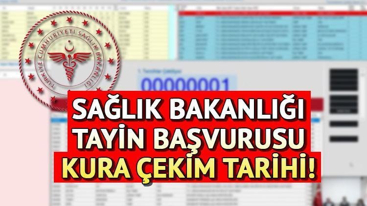 Sağlık Bakanlığı İller Arası Tayin Başvuru Sonuçları