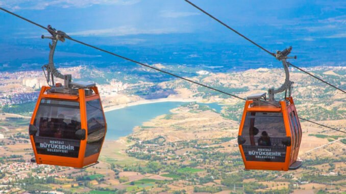 Denizli Teleferik Bakıma Alındı