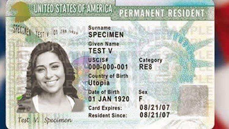 Green Card Başvuru Ekranı