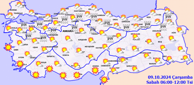 Türkiye Hava Durumu Tahmini