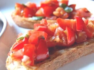 İtalyan Mutfağından Domatesli Bruschetta Tarifi - TeleferikHaber