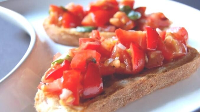 İtalyan Mutfağından Domatesli Bruschetta Tarifi - TeleferikHaber