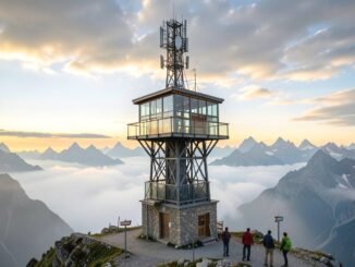 Dağın Zirvesindeki Eski Anteninin Turistik Kuleye Dönüştürülmesiyle Mannı Fotoğrafik Anlatım - TeleferikHaber